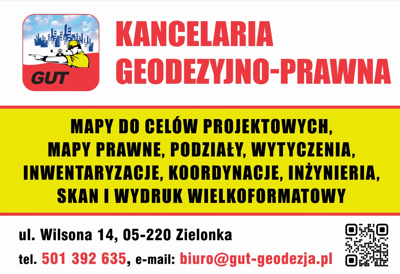 mapy geodezyjne ZIELONKA